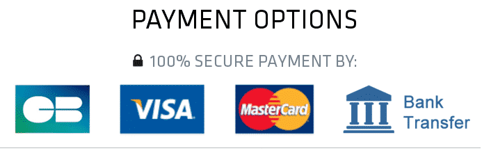 Accepted Payment Methods Secure